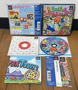 PS1 PLAYSTATION * PARAPPA THE RAPPER * Japan SPINE STICKERS EX - Picture 1 of 1