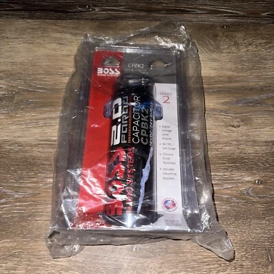 Boss CPBK2 2 Farad Capacitor w/ Digital Voltage Display & Audible Warning Tones - Image 1 of 4