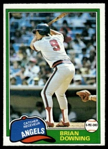 1981 O-Pee-Chee Gray Back Brian Downing California Angels #263 R108 - Picture 1 of 2