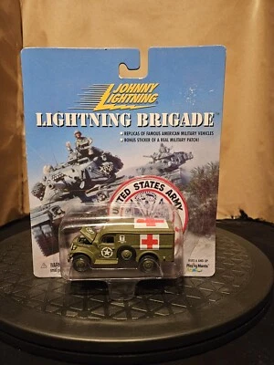 WWII WC54 Ambulance + military patch Lightning Brigade by Johnny Lightning - Image 1 of 2