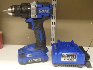 Kobalt KDD 124B-03 Brushless 1/2" Drill Driver 24V Li Ion w/battery & charger - Picture 1 of 5