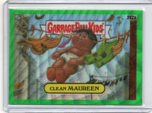 2023 GPK Garbage Pail Kids C6 242a Clean Maureen 295/299 Green Wave Refractor - Picture 1 of 2