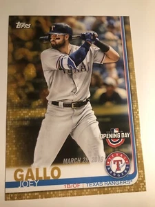 2019 Topps Opening Day Jumbo 5x7 Joey Gallo Rangers 176 01/10 - Picture 1 of 1