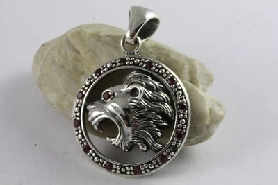 Leoni Rimorchio Rasta Leone Vero Ciondolo IN Argento 925 Argento / 244 - Immagine 1 di 4