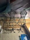 Lot 3x Wire Mannequin, 1x Birdcage, Home or Shop Decor, Jewellery Display, 50CM