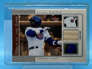 2003 Fleer Genuine Tools of the Game Bat Sammy Sosa #TG-SS - Picture 1 of 6