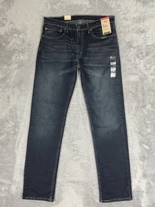 Jeans Levis 559 Uomo 34x34 Blu Relaxed Dritto Elasticizzato Denim Pantalone Lavaggio Scuro - Foto 1 di 13