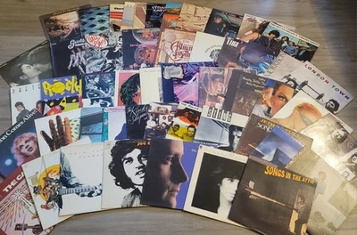 Huge Lot Of 51 CLASSIC ROCK Vinyl LP's - VG to EX Condition!! - Image 1 of 4