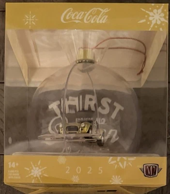 M2 Machines Coca-Cola 2025 Christmas Ornament 1965 FORD SHELBY 427 COBRA - Image 1 of 4