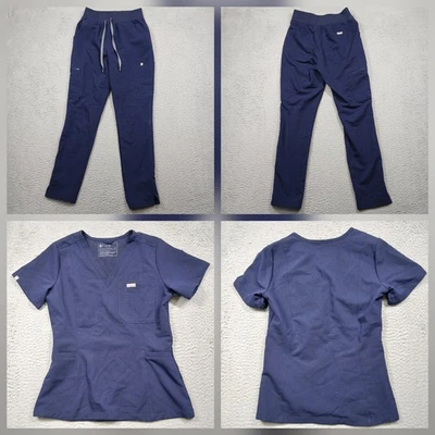 Conjunto Médico FIGS Mujer XS Azul Marino Colección Técnica Top y Pantalones Jogger Foto 1 de 4
