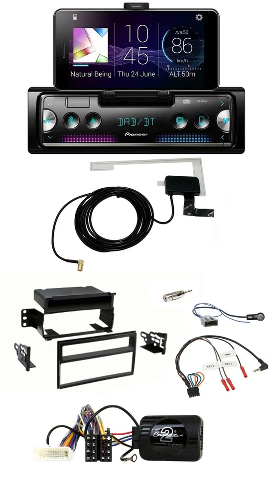 Pioneer DAB Bluetooth Lenkrad USB Autoradio für Nissan Tiida Versa 07-11 C11 pia - Bild 1 von 4