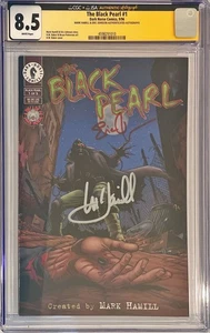 1996 Dark Horse The Black Pearl #1 Mark Hamill & Johnson signed Auto JSA CGC 8.5 - Bild 1 von 2
