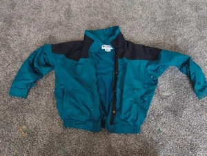 VTG Columbia Fleece Lined Radial Sleeve Purple Teal Maroon Jacket Women's Large  - Picture 1 of 5