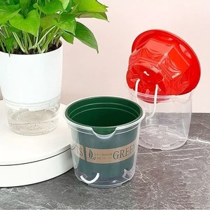 Visible Water Level Plant Flower Pot Lazy Lazy Flower Pot Home Decor - Picture 1 of 6