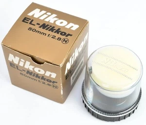 Unbenutztes Nikon EL-Nikkor Objektiv 50 mm f/2,8 N spätvergrößerung M39 L39 Japan 2343 - Bild 1 von 19