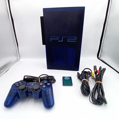 PlayStation 2 Console Midnight Blue SCPH-50000 HDD Controller Japanese Tested - Image 1 of 4