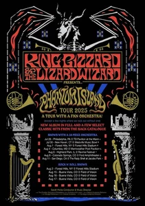 KING GIZZARD & THE LIZARD WIZARD Phantom Island 2025 Tour Poster - Wall Decor - Picture 1 of 5