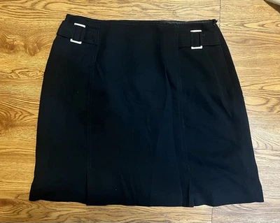 Minifalda negra para mujer Francess & Rita talla 12 cremallera lateral Foto 1 de 4