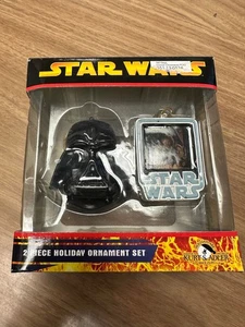 2 Piece Star Wars Holiday Ornament Set Christmas Brand New - Picture 1 of 3