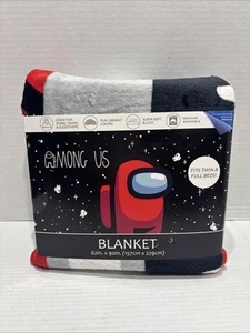 Among Us Zwillingsdecke Plüsch Full 62x90 Space Red Guy Polyester Überwurf waschbar - Bild 1 von 11