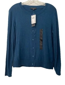 Nuevo con etiquetas Suéter Cárdigan Clásico Ligero Banana Republic Talla M Verde Oscuro R$60 - Imagen 1 de 4