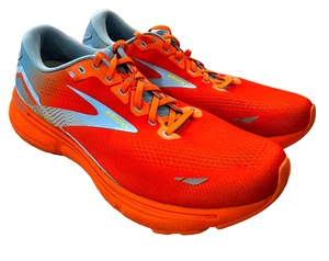 Brooks Ghost 15 Road Running Shoes Mens size 14 Orange Performance Walking - Picture 1 of 15