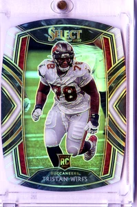 2020 Panini Select Club Level White Prizm Die-Cut Tristan Wirfs #290 Rookie RC - Bild 1 von 2