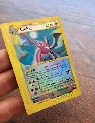 ITA Crobat 147/144 Holo Skyridge Rare Vintage Pokémon Cristallo No Charizard - Bild 1 von 4