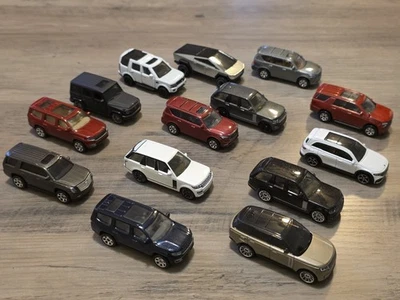 Лот товаров со спичечным коробком (14) роскошные внедорожники Mercedes-Benz, Range Rover, Infiniti, Tesla - Изображение 1 из 4