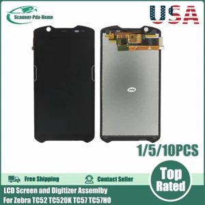 1/5/10Pcs LCD Screen and Digitizer Assemlby For Zebra TC52 TC520K TC57 - Picture 1 of 7