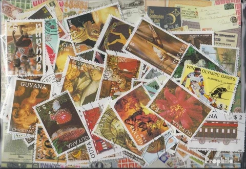 Guyana Stamps 500 different stamps Cover