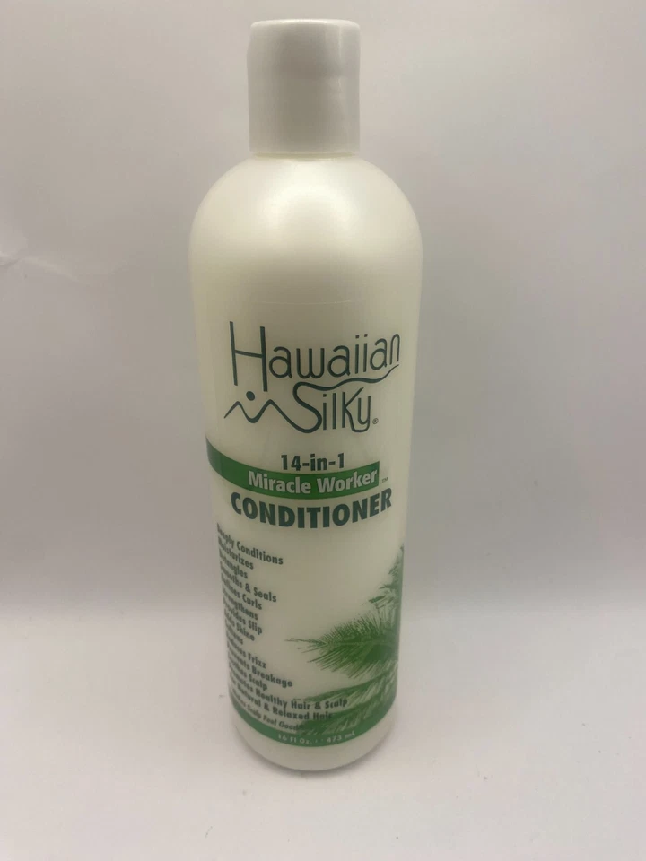 Acondicionador Hawaiian Silky 14 en 1 Miracle Worker, 16 f oz Foto 1 de 2