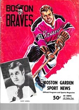 BOSTON BRAVES-NOVA SCOTIA VOYAGEURS JANUARY 20, 1972 AHL PROGRAM