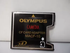 Olympus MACF-10 Camedia xD to CF Card Adapter Tested Free S&H - Picture 1 of 8