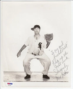 Foto autografiada de los Medias Blancas de Chicago MAX PATKIN MLB con certificación PSA/ADN - B4241 C3 - Imagen 1 de 2