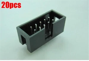 20Pcs 2.54MM Pitch Dual Row 5 X 2 Isp Download Jtag I/O Socket DC3-10P kf - Picture 1 of 2