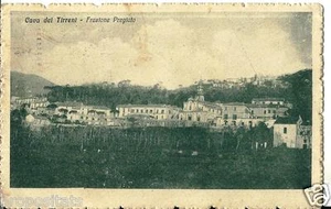 cp 156 1923 CAVA DEI TIRRENI (Salerno) Fraz.Pregiato - viagg -FP Ed.Giustiniani - Foto 1 di 1