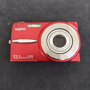 Sanyo VPC-X1200 12.0MP Digital Camera Red UNTESTED, for parts - Picture 1 of 5