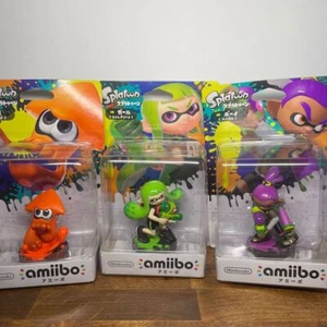 Nintendo Switch Amiibo Splatoon Limited Color Girl Squid Boy r# - Picture 1 of 7
