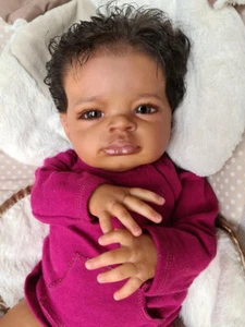 20in Cloth Body Newborn Doll Reborn Baby Dolls Lanny Gift Lifelike Cute Handmade - Picture 1 of 4