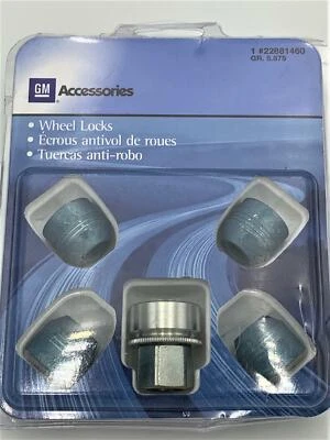 22881460 KIT DE BLOQUEO DE RUEDA NUEVO GM 2010-14 CADILLAC SRX para ruedas con tacos cubiertos Foto 1 de 4