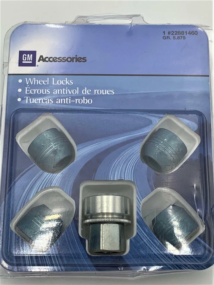 22881460 NOVO KIT DE TRAVA DE RODA GM 2010-14 CADILLAC SRX para rodas com porcas cobertas - Imagem 1 de 4