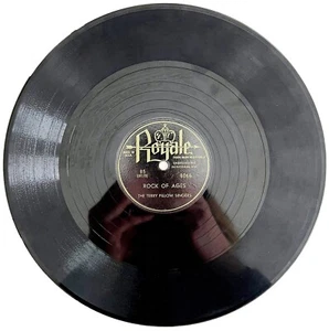 Terry Pillow Singers Rock Of Ages 78 Record 1952 10" Hymns Vocals VRF78 - Picture 1 of 3