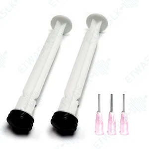 2 Plunger & 3 Dispenser Needle Tips for Syringe Solder Paste Soldering Flux Mask - Picture 1 of 1