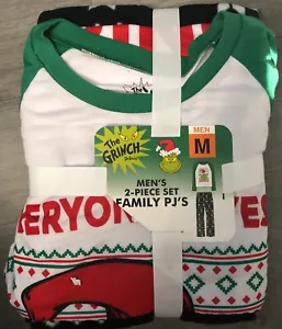Men's The Grinch Christmas PJ Set Size M NWT - Picture 1 of 2