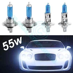 H7 & H1 Xenon Look Upgrade Headlight Bulbs 55w 477 448 - Picture 1 of 1