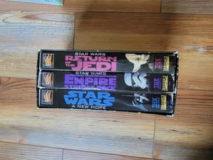 Star Wars Trilogy 3-Tape Set (VHS,1995) - Foto 1 di 4
