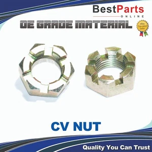 CV Axle Nut M18x1.5 Castle NUT-18 for SUBARU Justy 87-88 (2-pack) - Picture 1 of 7