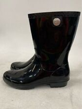 Ugg Women's Black Waterproof Rubber Rain Boots Size N/A