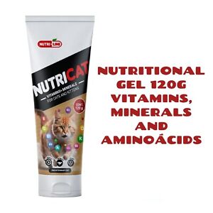 Nutri Cat Vitamins and Minerals Nutritional Gel for Cats 120g (Nutri-Cal) 4.25oz